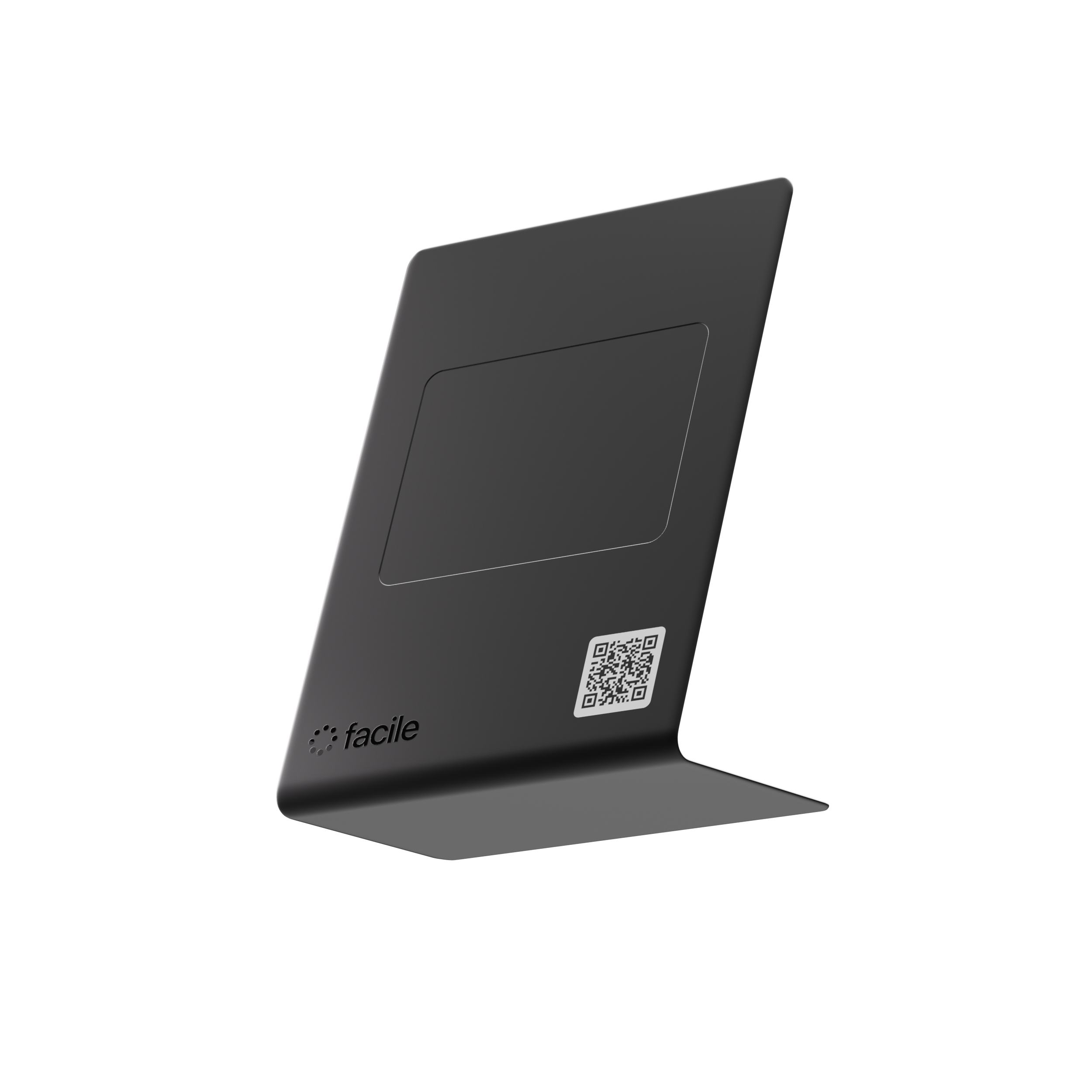 Facile NFC card stand on a desk